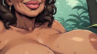 3D Huge Jungle Boobs Gilfs