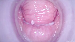 Camera in Twat cumming, cervix throbbing, orgasm contractions, gfe raw talk, bts - Masturbate with me Ep 1 Part 2