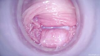 Camera in Twat cumming, cervix throbbing, orgasm contractions, gfe raw talk, bts - Masturbate with me Ep 1 Part 2