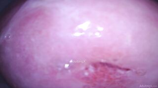 Camera in Snatch cumming, cervix pulsating, orgasm contractions, gfe raw talk, bts - Masturbate with me Ep 1 Part 3
