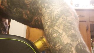 Home Bathroom Floor Fleshlight Fuck