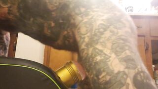 Home Bathroom Floor Fleshlight Fuck
