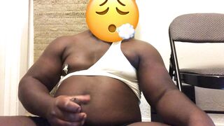 Muscle Bull With Cream On Right Nipple BUSTING A NUT To A Throatfucking Scene!