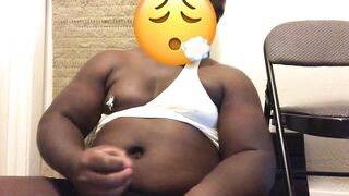 Muscle Bull With Cream On Right Nipple BUSTING A NUT To A Throatfucking Scene!