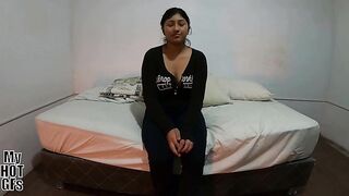 A busty young woman is looking for me ''cuz this chick turned 18 and craves to start earning money.
