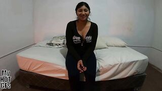 A busty young woman is looking for me ''cuz this chick turned 18 and craves to start earning money.