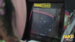 Fake Hostel - three girls with HUGE TITS eating each others pussies