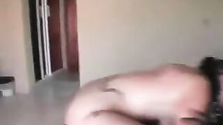Cuckold MILF riding black bull while on vacation I videotape
