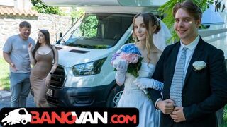 BangVan - Bride Polly Youngs Drilled by Stranger Right at Her Wedding Whilst Groom Watches!