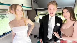 BangVan - Bride Polly Youngs Drilled by Stranger Right at Her Wedding Whilst Groom Watches!