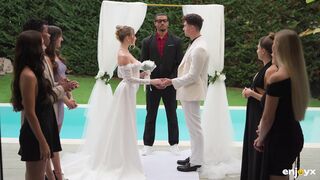 Wench Bride Wedding threesome