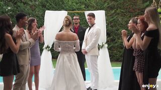 Wench Bride Wedding threesome