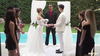Wench Bride Wedding threesome