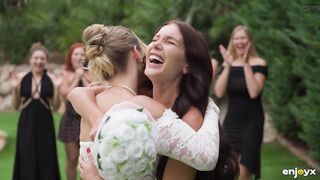 Wench Bride Wedding threesome