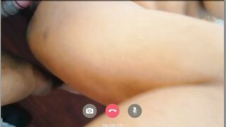 Facetime Missionary Snatch while Ebony MILF on Vacation