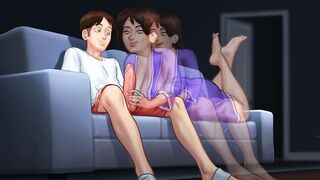 My Evening Adventures with My Sexy Stepmom on the Couch Every Night - summertime saga