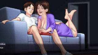 My Evening Adventures with My Sexy Stepmom on the Couch Every Night - summertime saga
