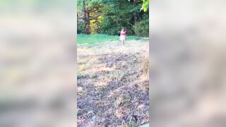 Tara Secret - Stranger Jerking on a Field and calling Random Hot Gal for aid! Hot Outdoor Blowjob-job