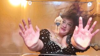 Who Invited YOU Petite? Now Wank Below Giantess Feet and Ass!