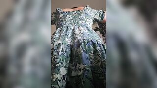 Thrifted Suit Upskirt Tease