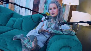 Anuskatzz tattoo model ASMR Y - YOU podcast talking