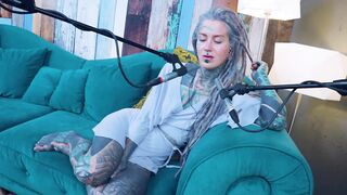 Anuskatzz tattoo model ASMR Y - YOU podcast talking