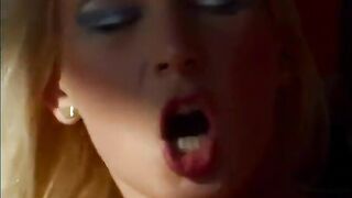 Valuable-looking blonde skank gets her snatch licked by young stud