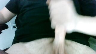 My small rod cum after a valuable jerk-off