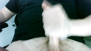 My small rod cum after a valuable jerk-off