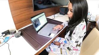 EBONY STEP-SISTER LOVES SUCKING AND GETTING FUCKED FROM THE BACK PT1