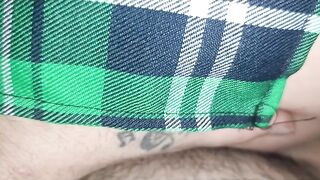 Deepthroat session leaves mouth trickling cum