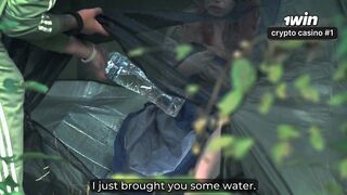 I Caught Step Mommy Masturbating in Our Share Tent—Taboo Fuck!