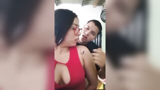 Show your husband what you do in his absence, you floozy.