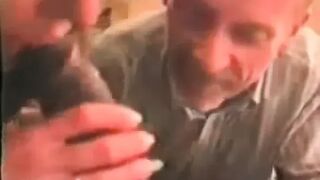 Cuckold Sissys Secret Watching wife sucking and screwing BBC