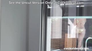BUSTED! Wife Catches Husband Wanking Another Guy and She Wants In at Cuckoldest