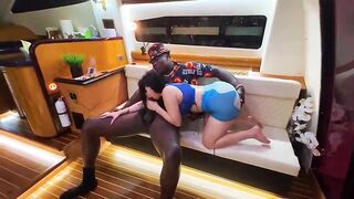 I let this Bad butt Wench drive the boat
