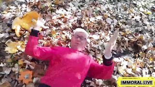 Hot Redhead Proves No Nut November Blows In Double Penetration trio