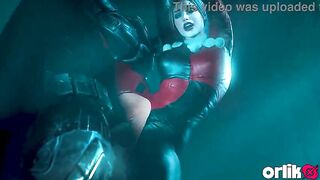 Harley Quinn & Batman Porn 3D Animation