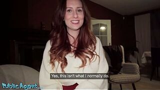 Public Agent - Big Boobs British teacher Erin Moore POV blow job-job and creampie from thick ramrod stranger