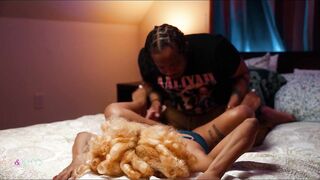 Petite sweetheart Tinee Badass put through the mattress