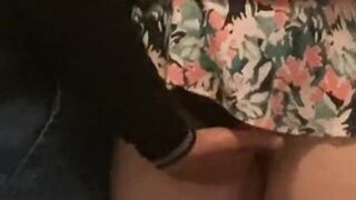 Lucky MILF Gets Masturbate In The Subway By A Pervert