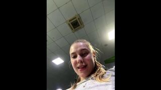 Sweaty Latin honey baby gets fucked hard after training