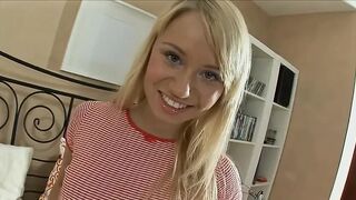 Dont let her virginal lovely face of that bitch to trick you