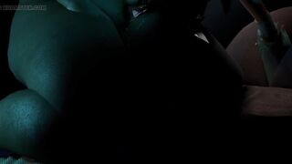 3D Consummate Asian Cosplay Chick Cheating with BBC
