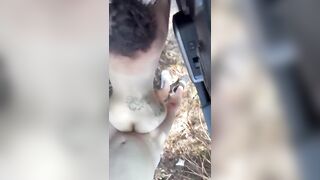 Compilation of slim thick hooker getting fucked standing up in public