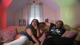 Podcast gets freaky on set with ebony slut KittyLove