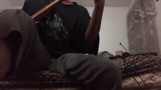 parents moaning loud in the other room while i'm playing guitar 40