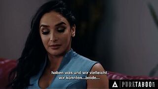 PURE TABOO Stepmom Sheena Ryder Surrenders To Stepsons DP 3-some Request - GERMAN SUBTITLES