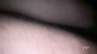 Homemade movie scene of stepbrother and stepsister anal fucking close up at night