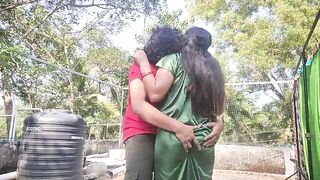 Outdoor Sex Mallu Couple Hot Romance And Sex On Terrace
